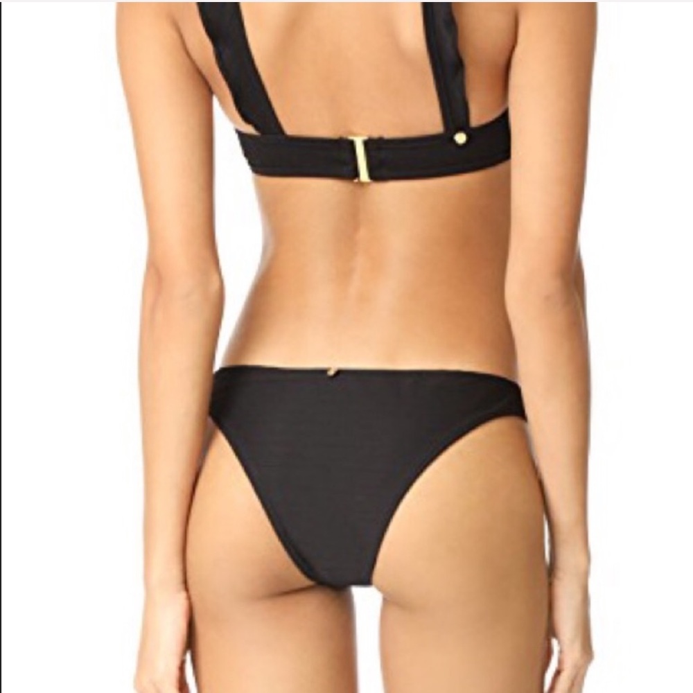 FOR LOVE & LEMONS • La Playa Black Bikini Bottom - Picture 2 of 8